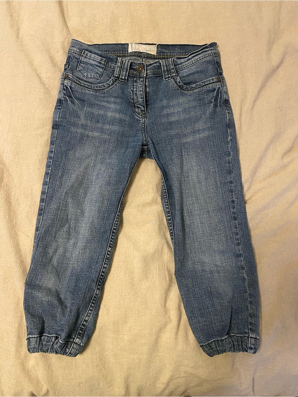 Yessica C&A Bio-Cotton Denim Capri Jeans Blue